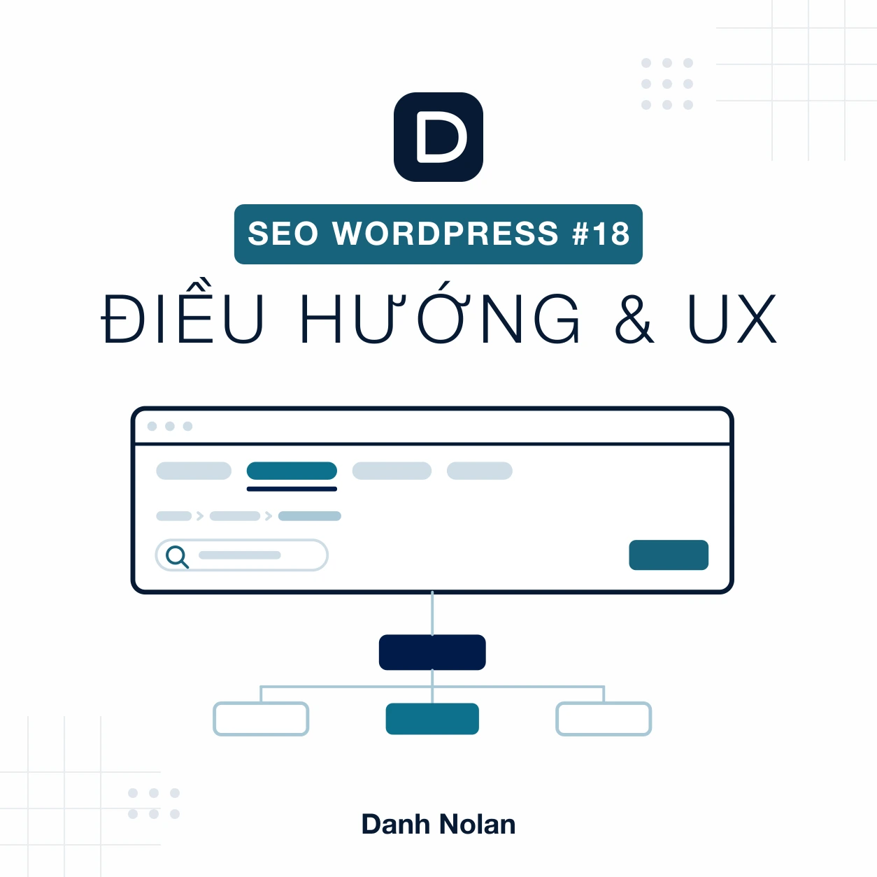 Điều hướng website WordPress: menu, breadcrumb, tìm kiếm nội bộ và phân cấp trang