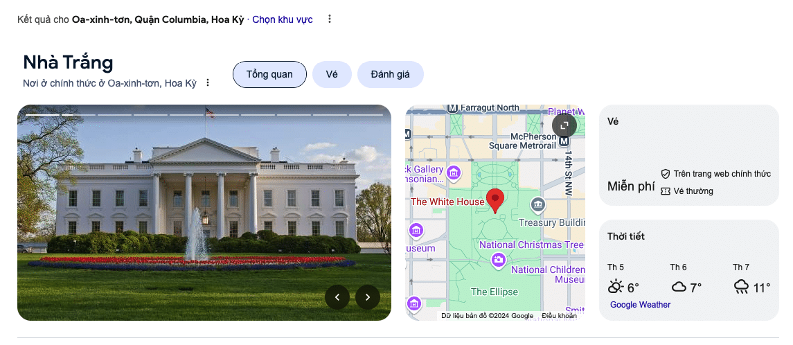 White House Google My Business