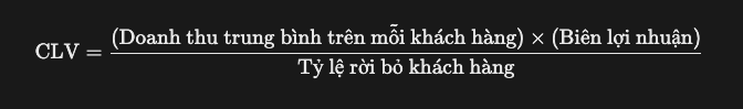 Công Thức CLV Nâng Cao