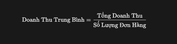 Doanh Thu Trung Binh Tren Moi Khach Hang