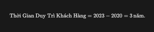 Vi Du Thoi Gian Duy Tri