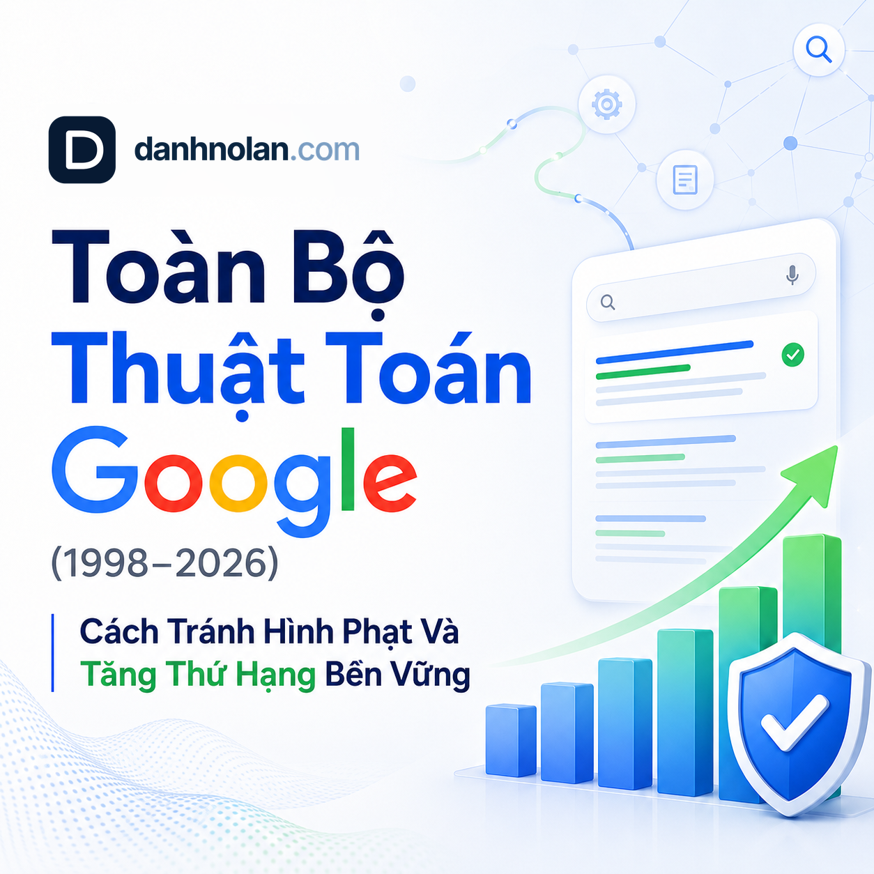 Toàn Bộ Thuật Toán Google 1998–2026, cách tránh hình phạt và tăng thứ hạng bền vững