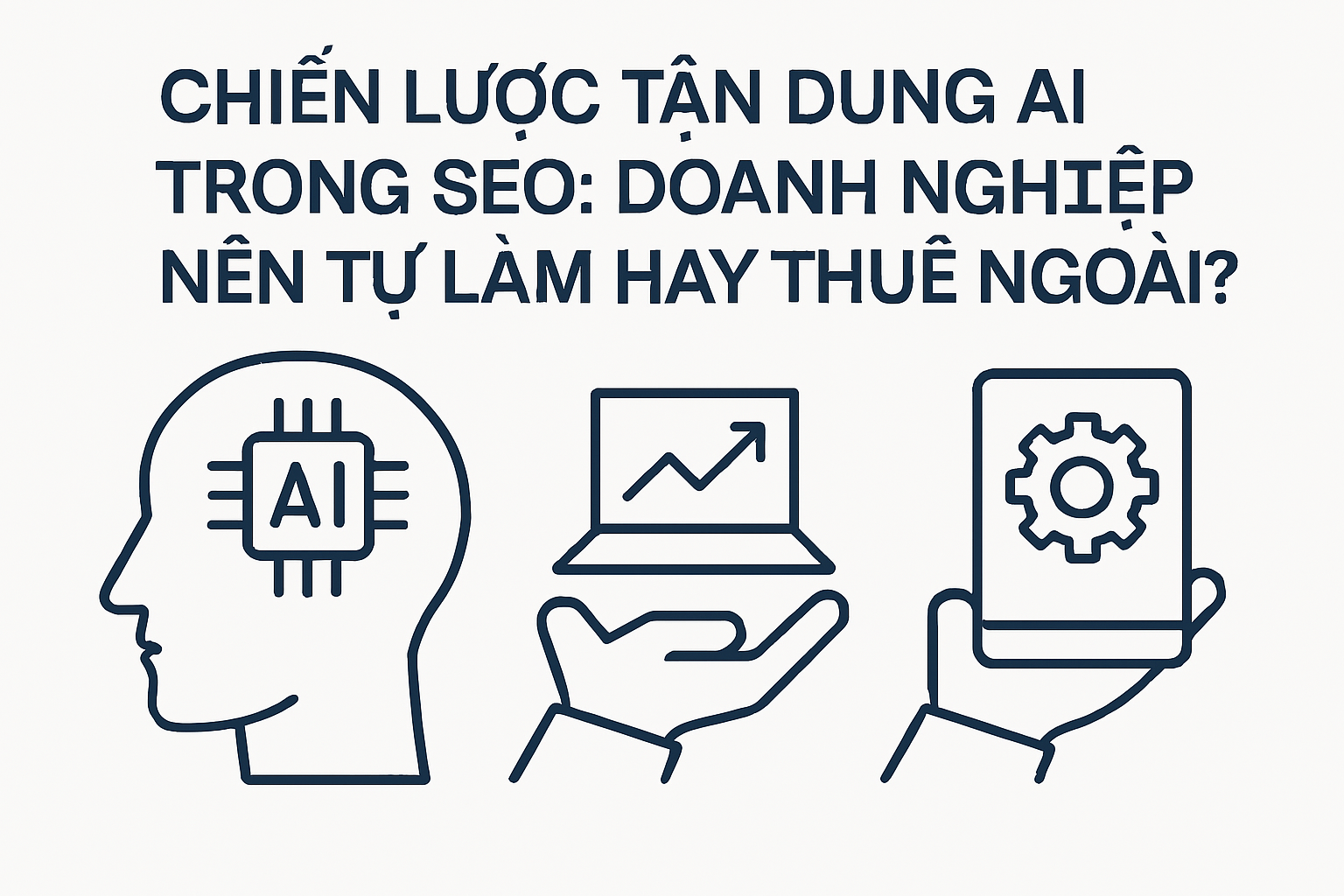 Tận Dụng AI Trong SEO: Doanh Nghiệp Tự Làm Hay Thuê Ngoài?