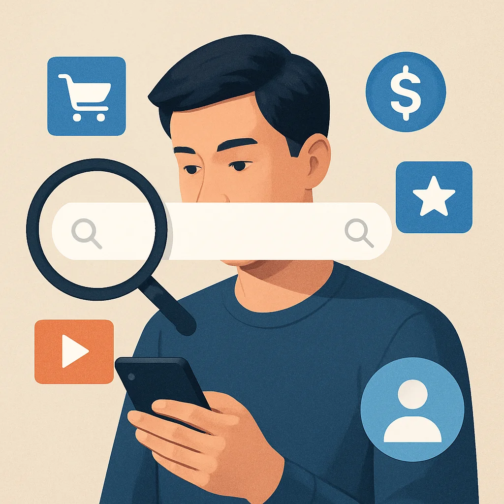 Hành Vi Tìm Kiếm 2025: Khách Hàng Search Gì Trước Khi Mua?