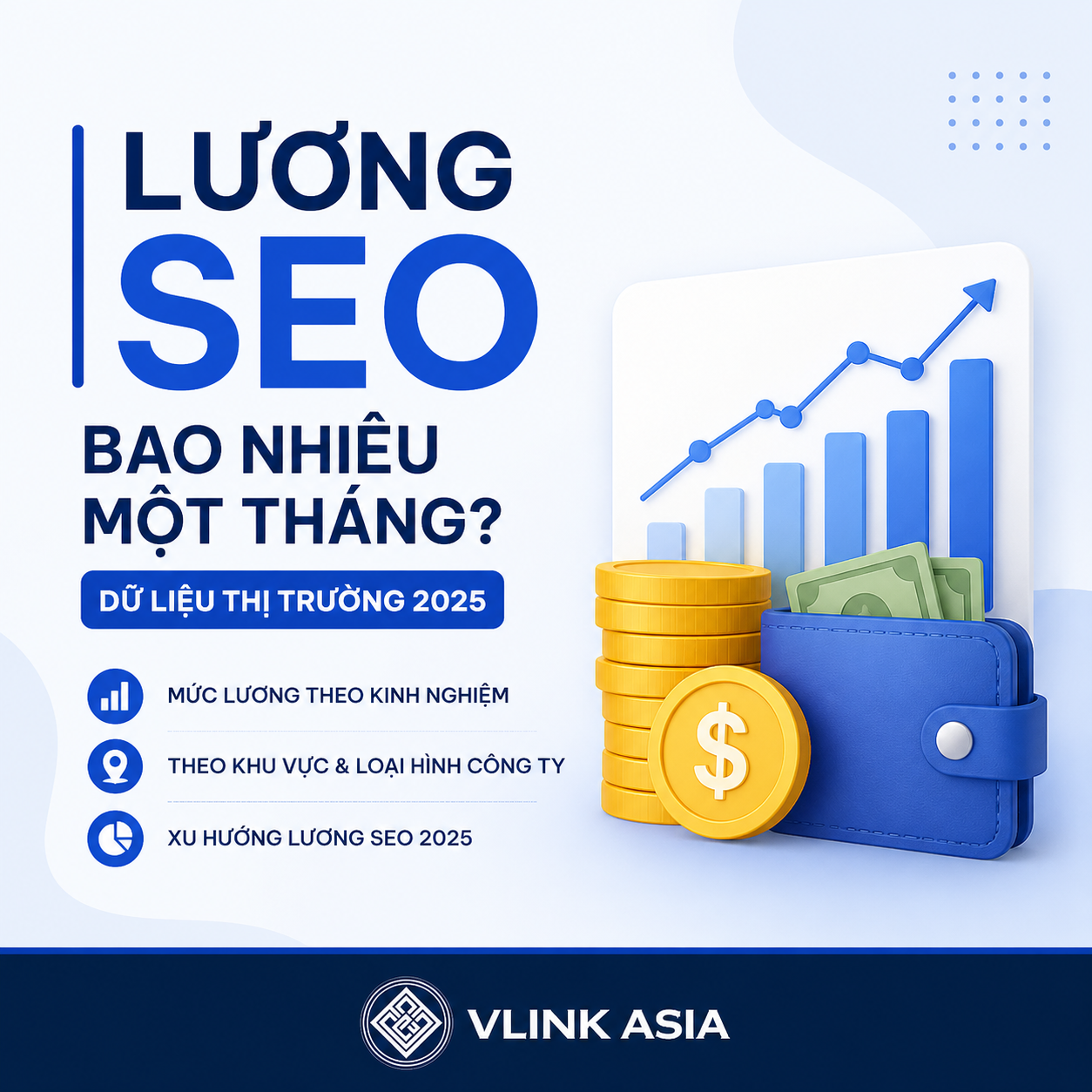 Lương SEO Bao Nhiêu Một Tháng: bảng lương SEO Việt Nam 2026 theo từng cấp độ từ Fresher đến SEO Director, đối chiếu 8 nguồn…