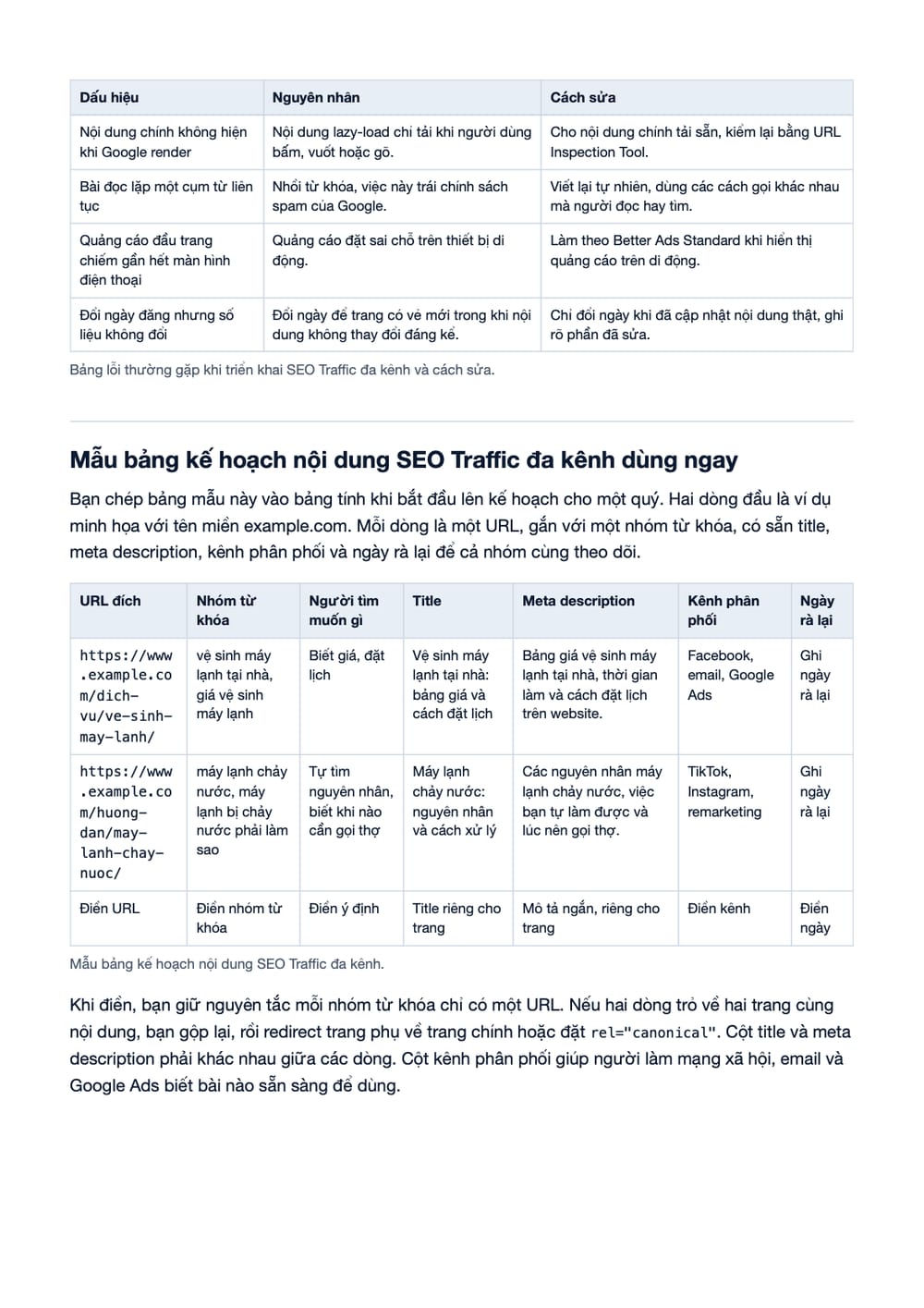 Trang 12 bản PDF của tài liệu Kế Hoạch Marketing 2025: Đa Kênh Đừng Bỏ Qua SEO Traffic, phần có bảng Trang 12 bản PDF của tài liệu Kế Hoạch Marketing 2025: Đa Kênh Đừng Bỏ Qua SEO Traffic, phần có bảng