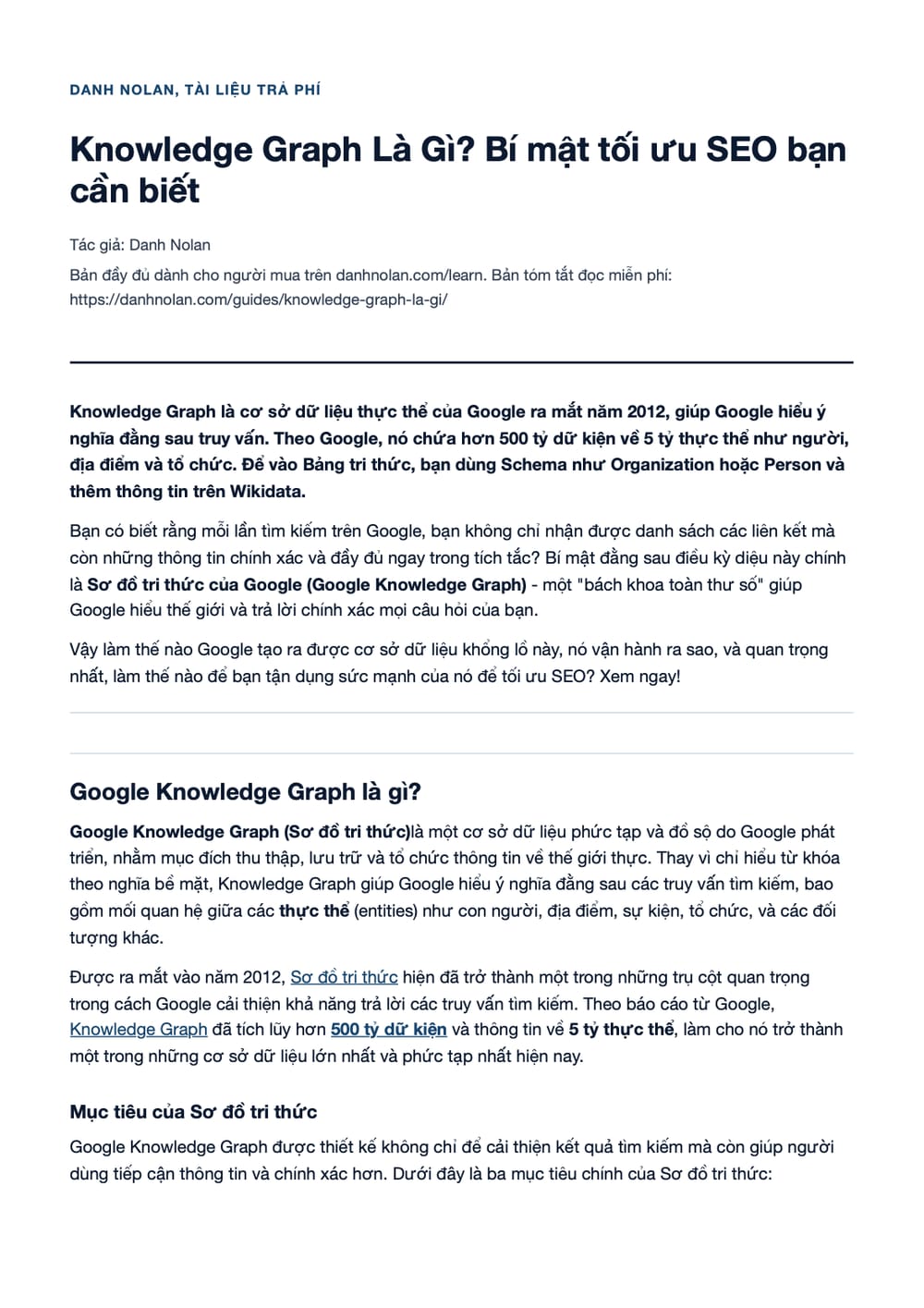 Trang 1 bản PDF của tài liệu Knowledge Graph Là Gì? Bí mật tối ưu SEO bạn cần biết Trang 1 bản PDF của tài liệu Knowledge Graph Là Gì? Bí mật tối ưu SEO bạn cần biết