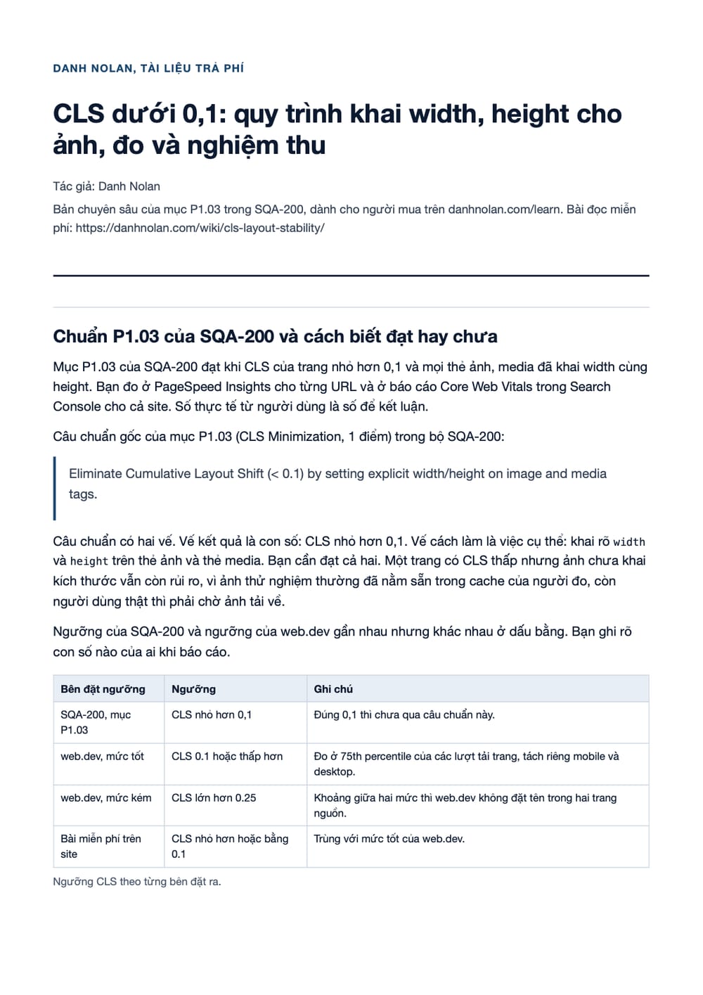 Trang 1 bản PDF của tài liệu CLS dưới 0,1: quy trình khai width, height cho ảnh, đo và nghiệm thu Trang 1 bản PDF của tài liệu CLS dưới 0,1: quy trình khai width, height cho ảnh, đo và nghiệm thu