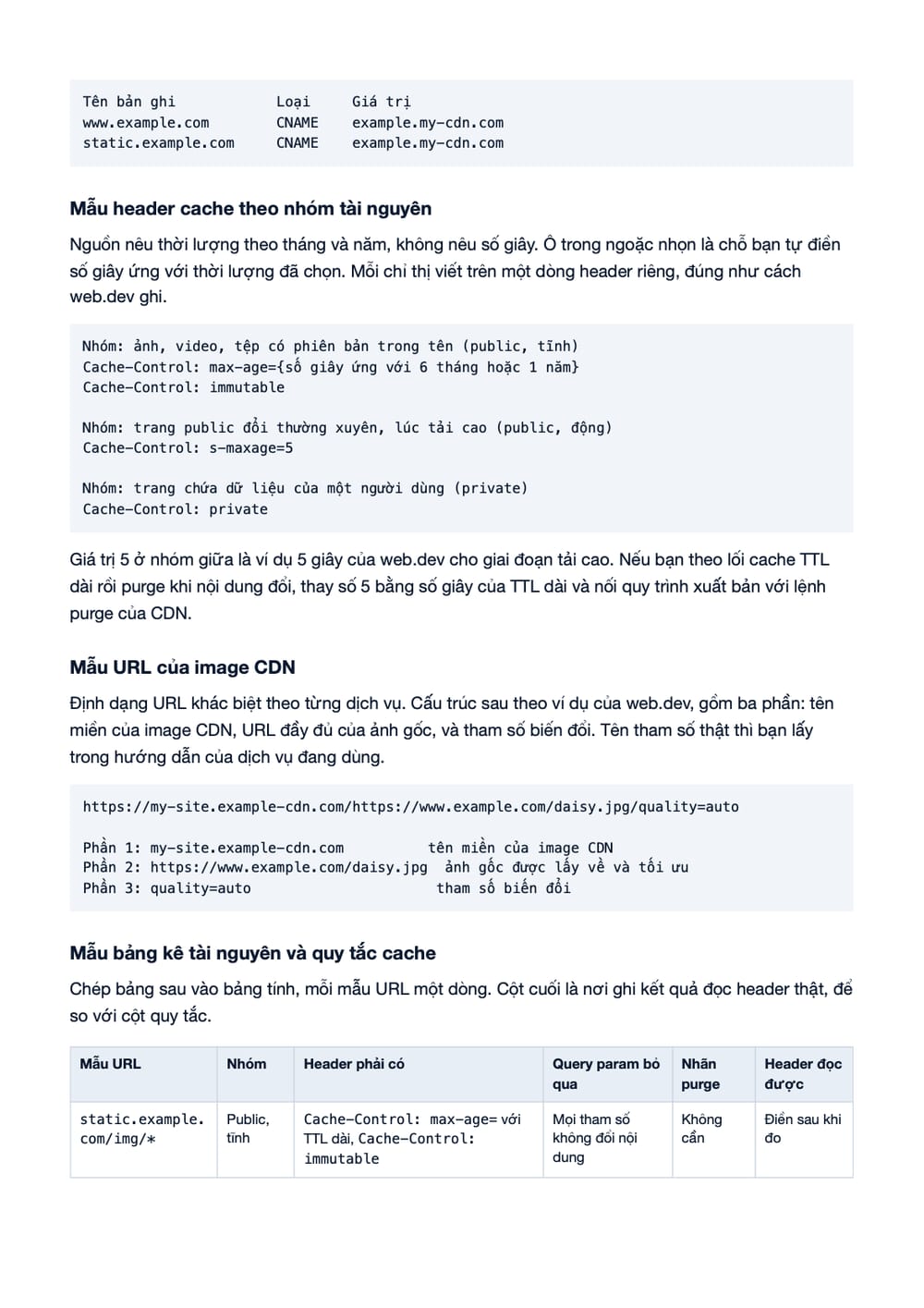 Trang 12 bản PDF của tài liệu Phân phối tài nguyên tĩnh qua CDN: quy trình cài, kiểm cache và, phần có bảng Trang 12 bản PDF của tài liệu Phân phối tài nguyên tĩnh qua CDN: quy trình cài, kiểm cache và, phần có bảng