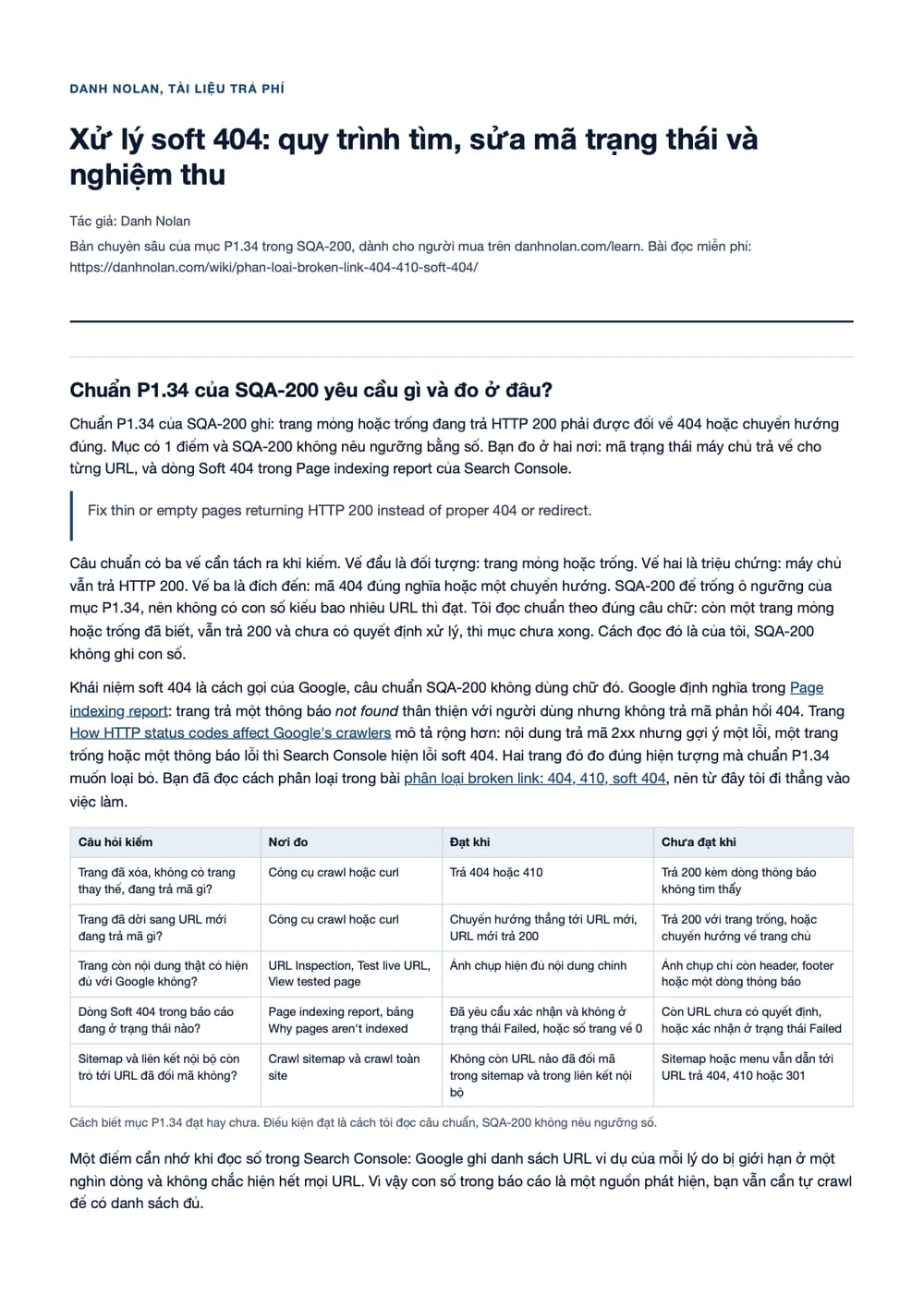 Trang 1 bản PDF của tài liệu Xử lý soft 404: quy trình tìm, sửa mã trạng thái và nghiệm thu Trang 1 bản PDF của tài liệu Xử lý soft 404: quy trình tìm, sửa mã trạng thái và nghiệm thu