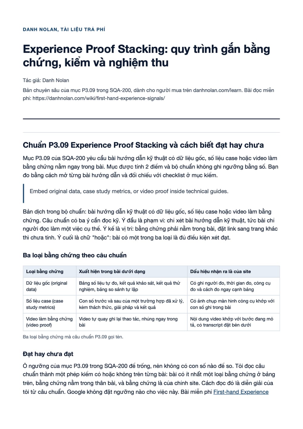 Trang 1 bản PDF của tài liệu Experience Proof Stacking: quy trình gắn bằng chứng, kiểm và nghiệm