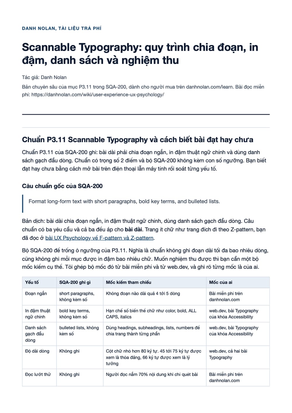 Trang 1 bản PDF của tài liệu Scannable Typography: quy trình chia đoạn, in đậm, danh sách và