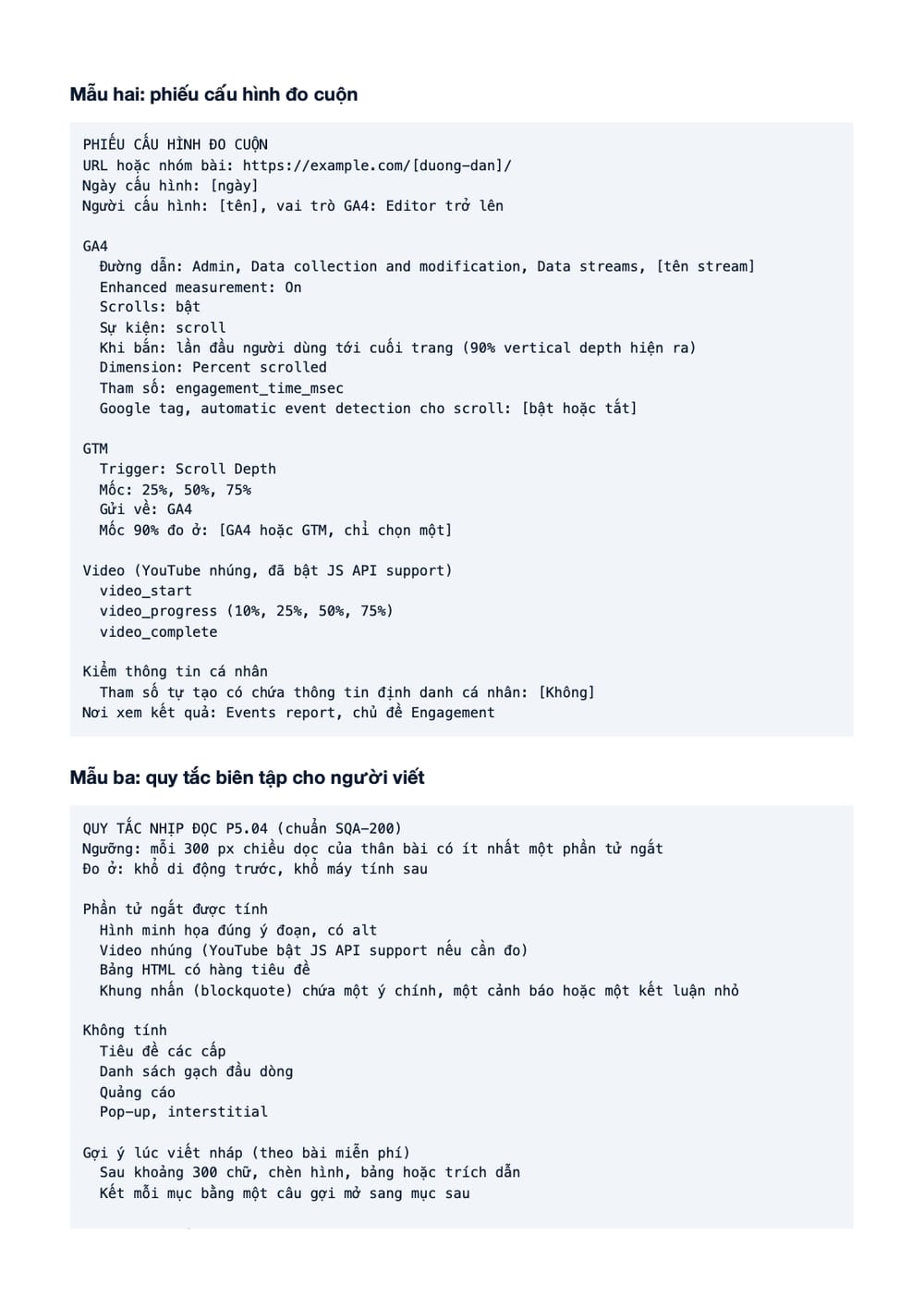 Trang 9 bản PDF của tài liệu Chèn hình, bảng, khung nhấn mỗi 300 px: quy trình đo, sửa, nghiệm thu, phần có bảng