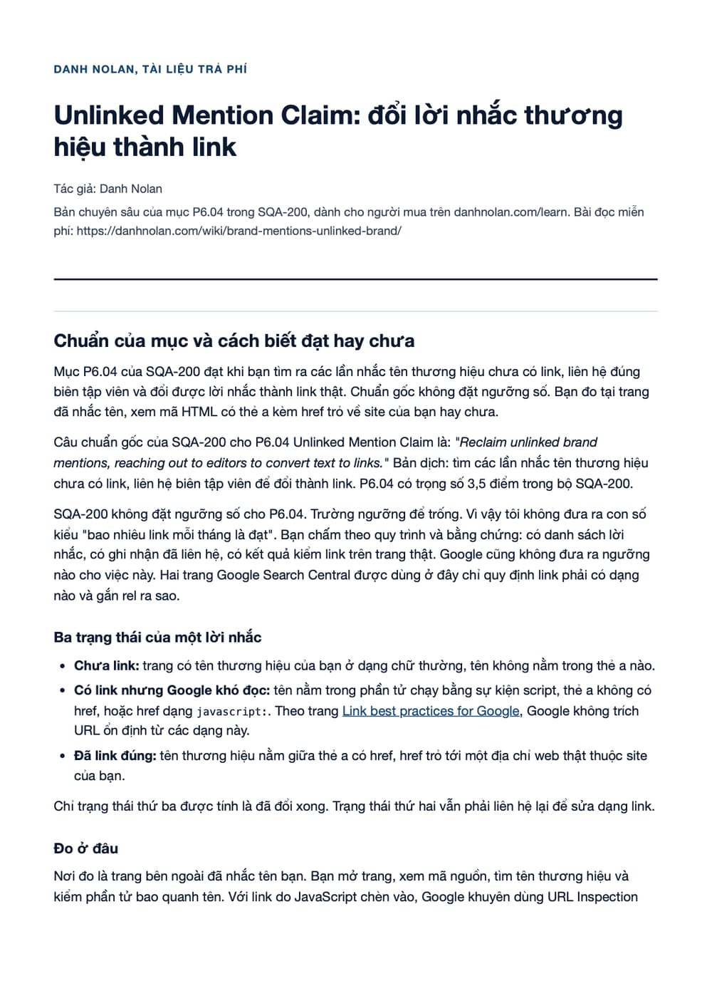 Trang 1 bản PDF của tài liệu Unlinked Mention Claim: đổi lời nhắc thương hiệu thành link