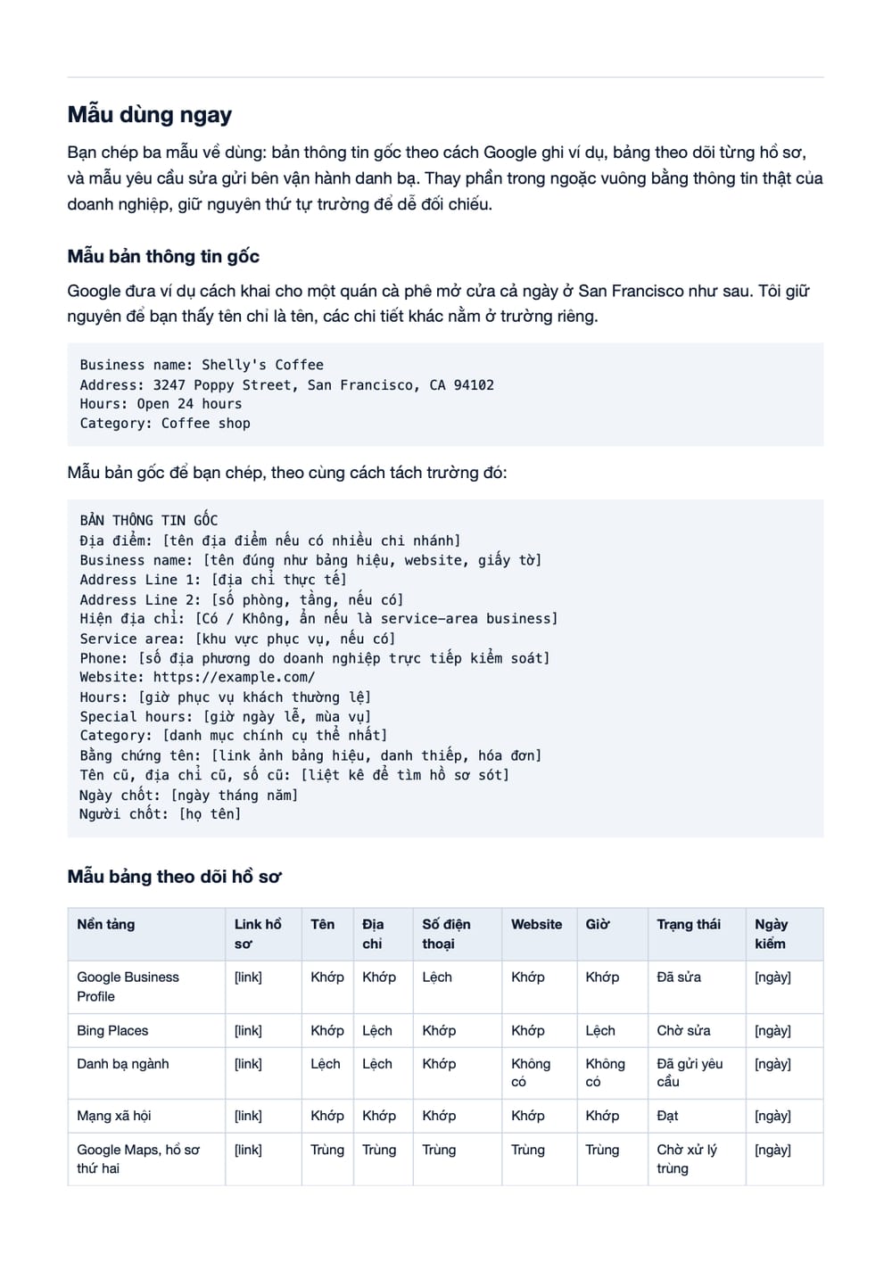 Trang 9 bản PDF của tài liệu Local citation đúng thông tin: quy trình rà, sửa và nghiệm thu, phần có bảng