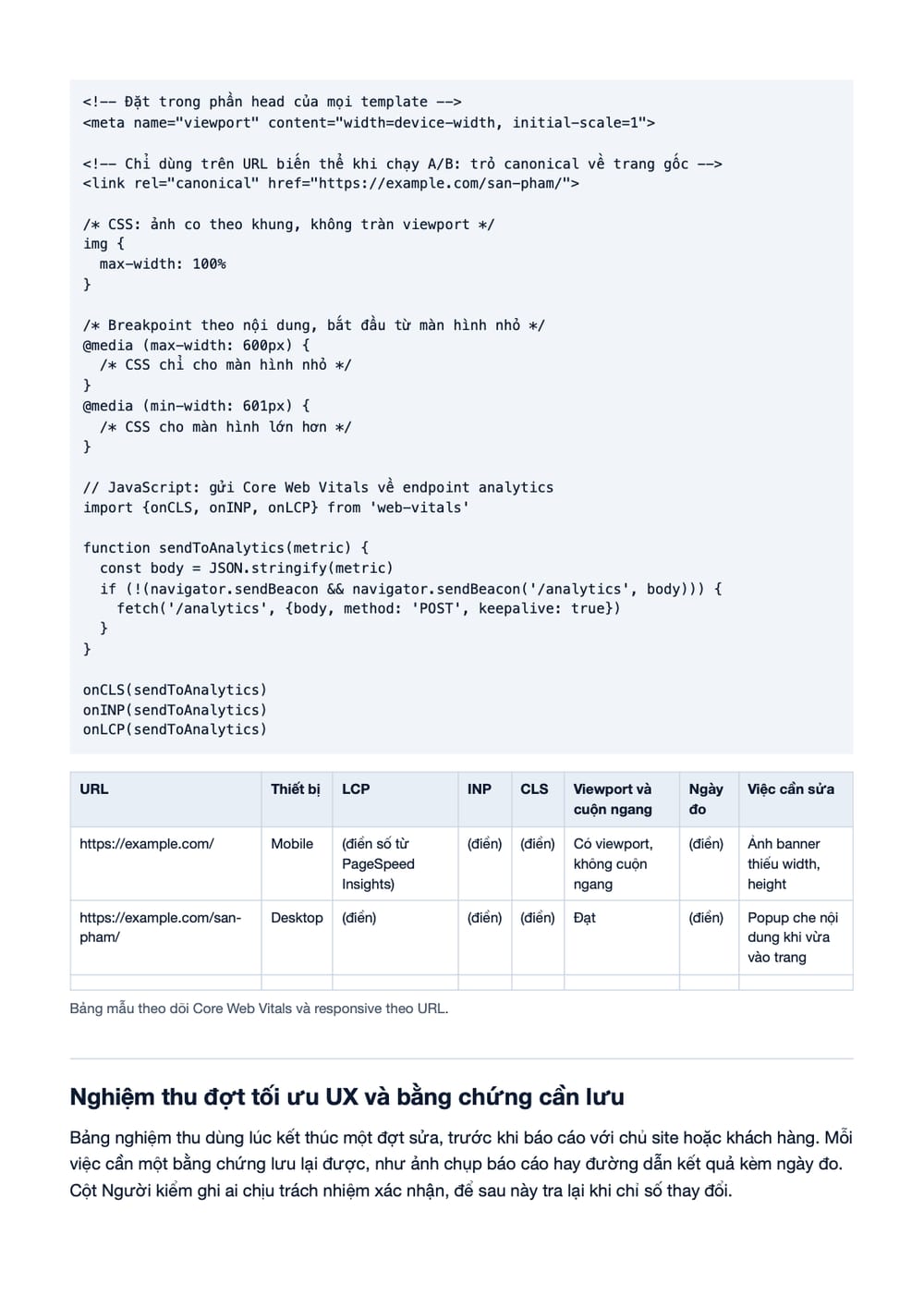 Trang 28 bản PDF của tài liệu Trải Nghiệm Người Dùng (UX): Cốt Lõi Để Website Thành Công, phần có bảng Trang 28 bản PDF của tài liệu Trải Nghiệm Người Dùng (UX): Cốt Lõi Để Website Thành Công, phần có bảng